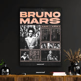 Bruno Mars – Retro Japanese Album Tribute Poster